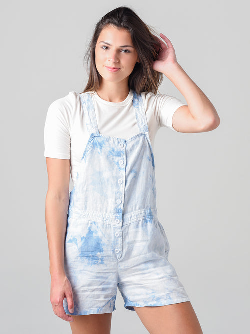 Bella Dahl Women's Button Front Shorterall