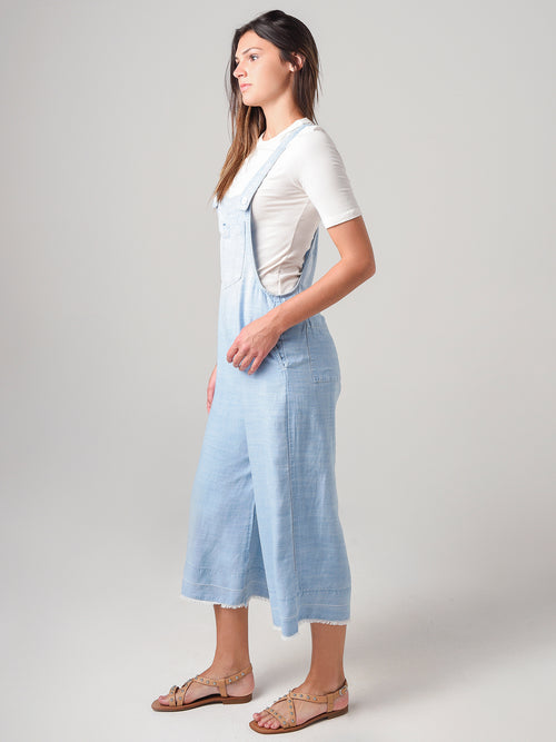 Bella Dahl Women's Wide Leg Crop Overall