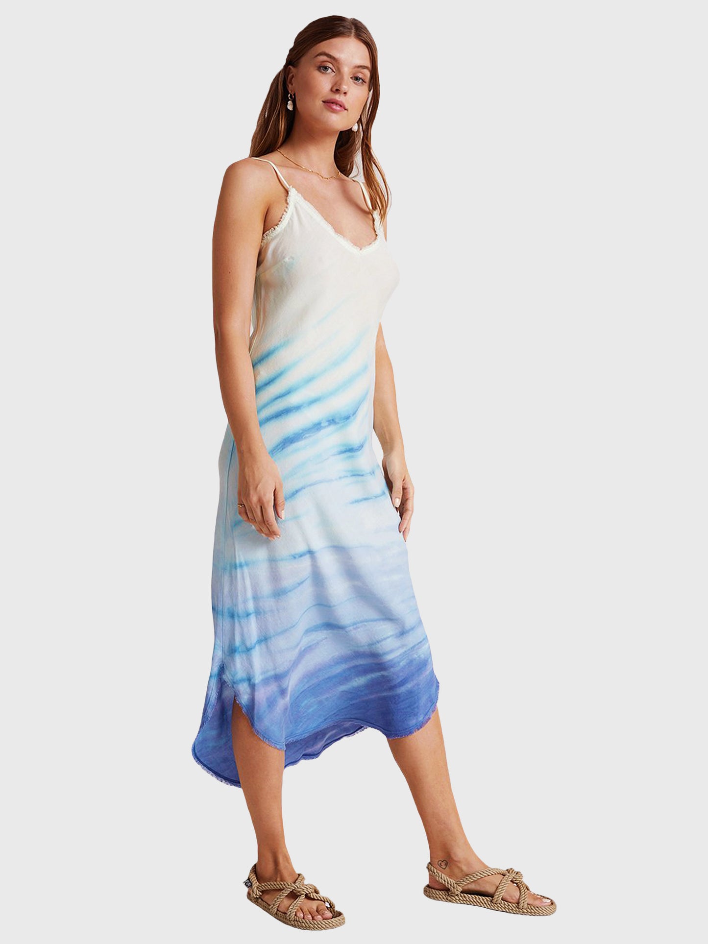 Bella Dahl Women's Fray Cami Slip Dress - Saint Bernard