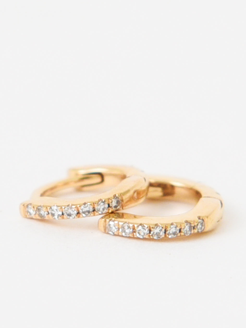 Francie B. Women's Baby Huggie Earrings - Saint Bernard