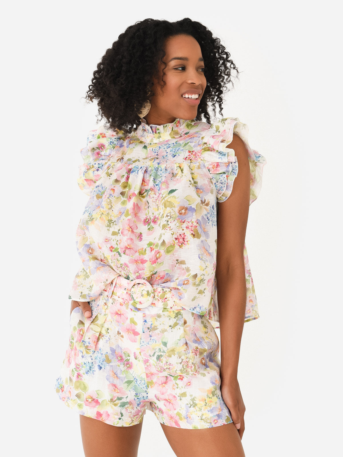 Lavender Brown Women's Elsa Top - Saint Bernard