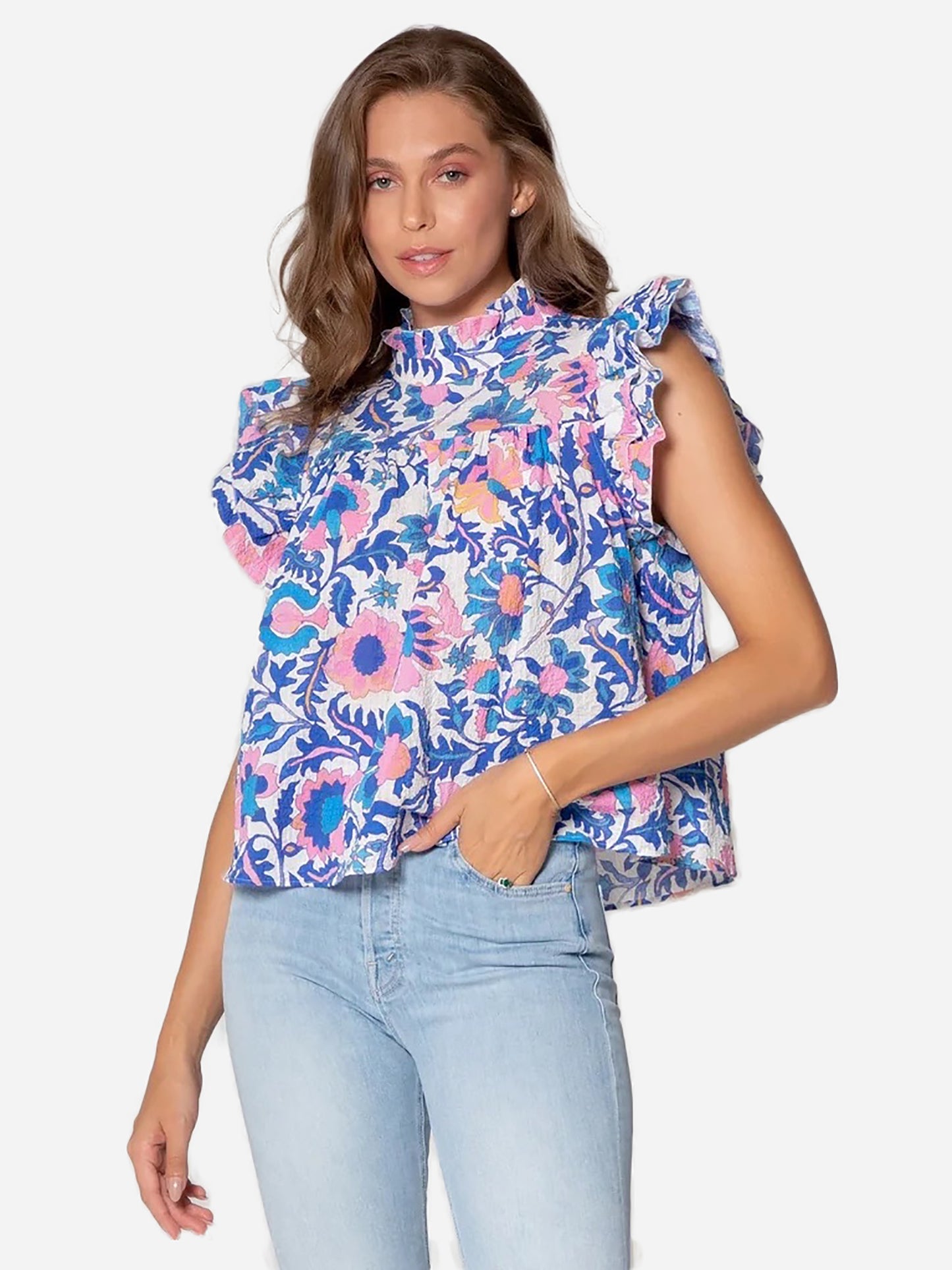 Lavender Brown Women's Elsa Top - Saint Bernard