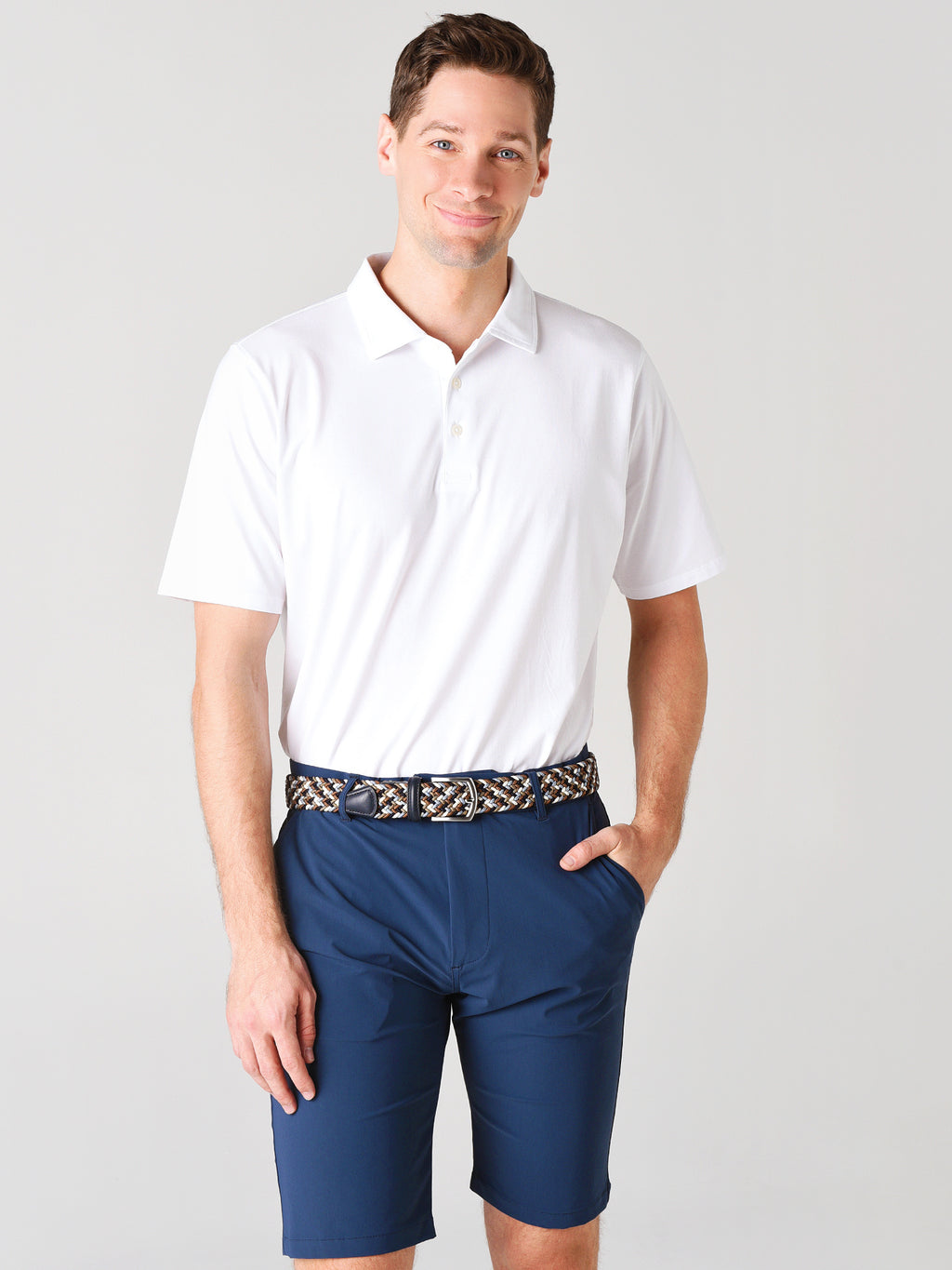 B. Draddy Men's Liam Polo - Saint Bernard
