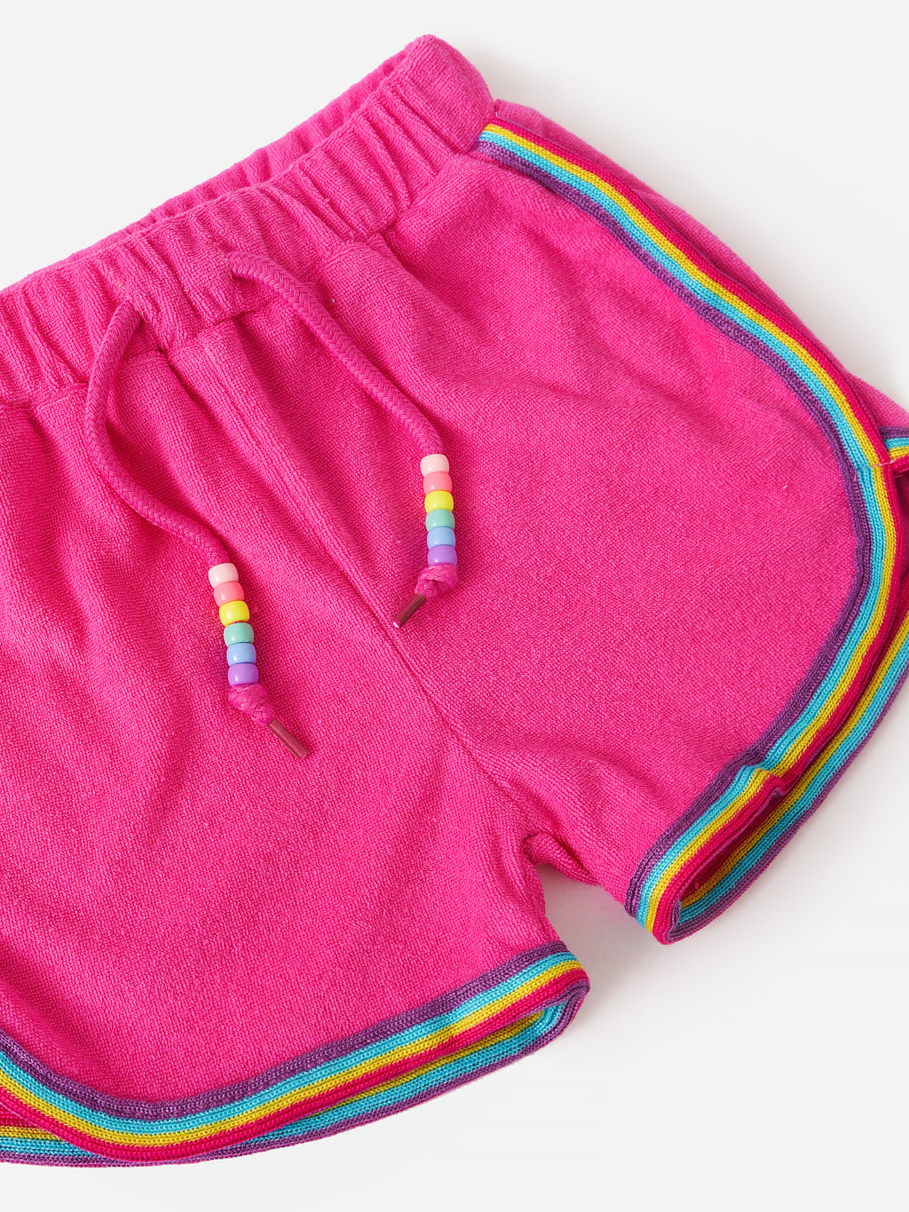Lola and the Boys Girls' Beaded Tie Dye Short - Saint Bernard