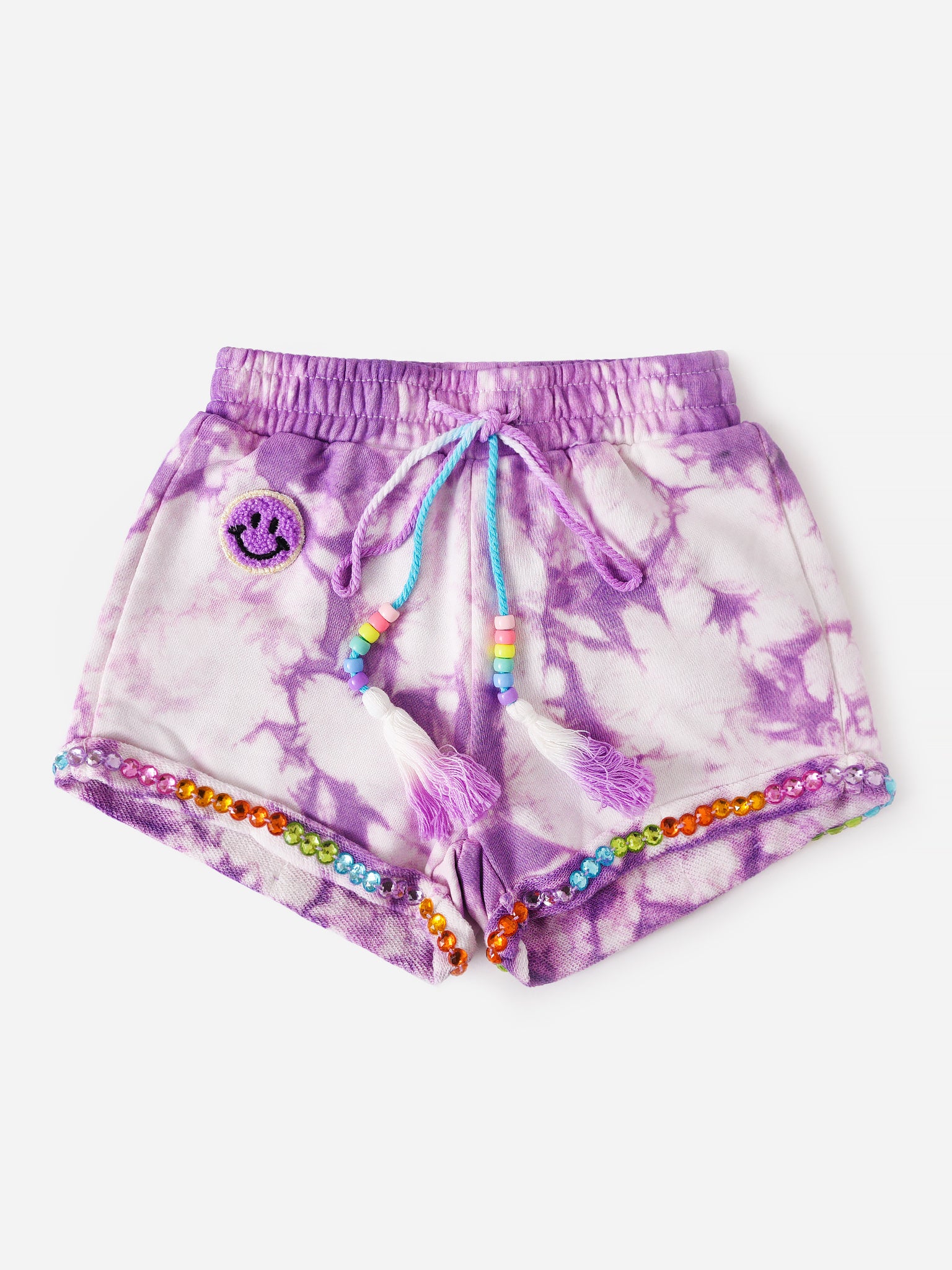 BEADED TIE SHORTSxPURPLE-alt1