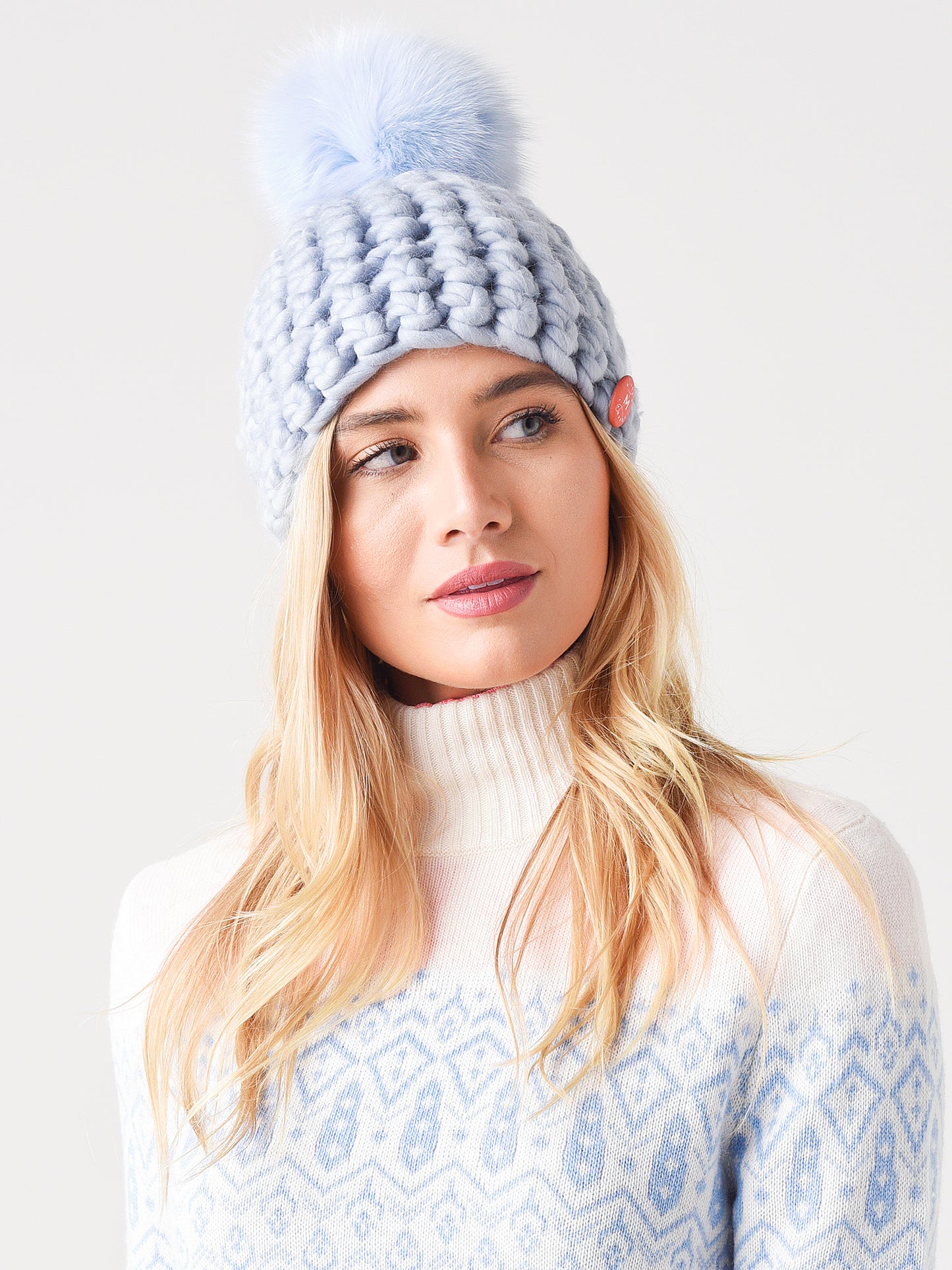 Mischa Lampert Women's Beanie Pomster Hat - Saint Bernard