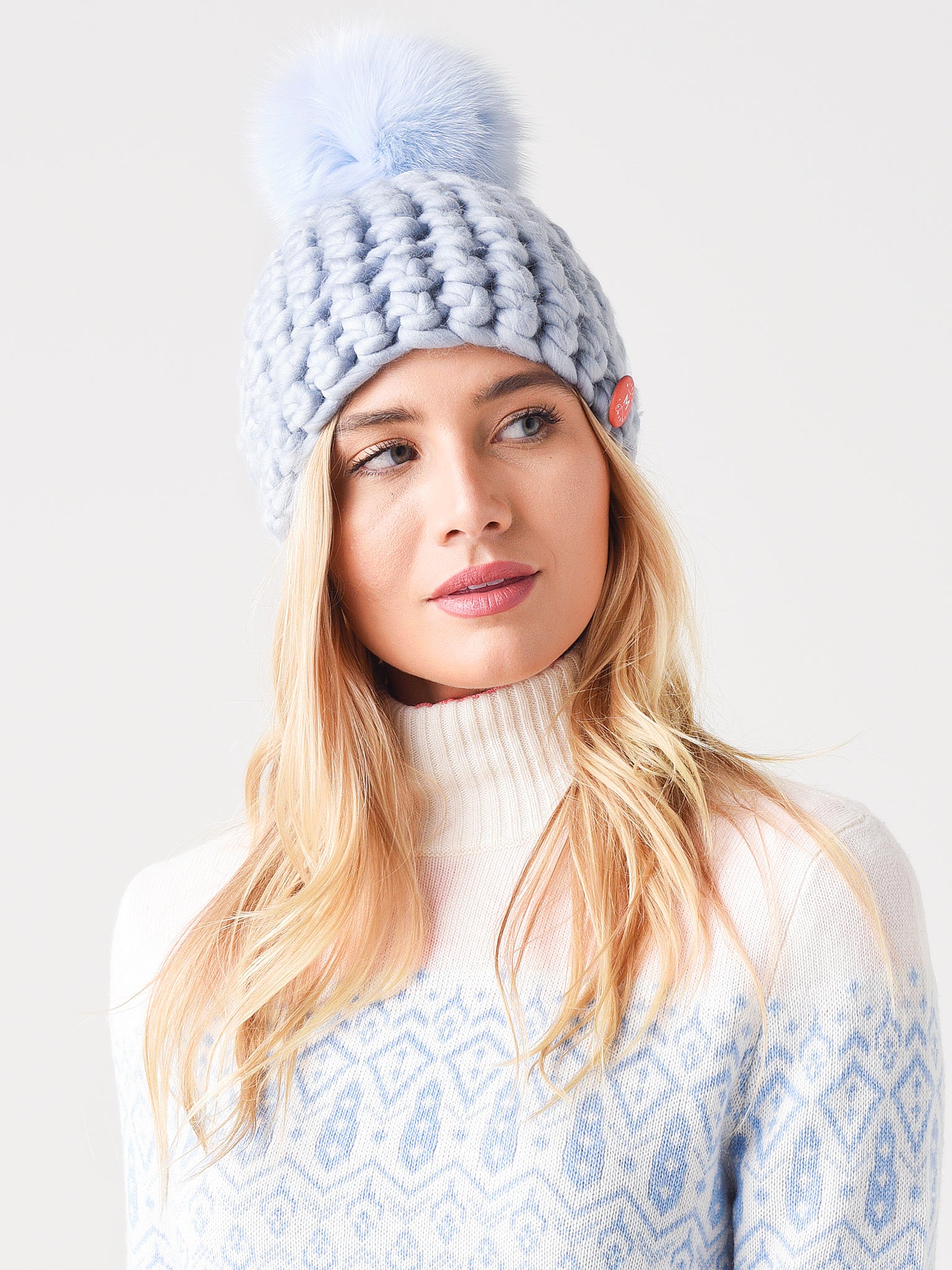 Mischa Lampert Women's Beanie Pomster Hat - Saint Bernard