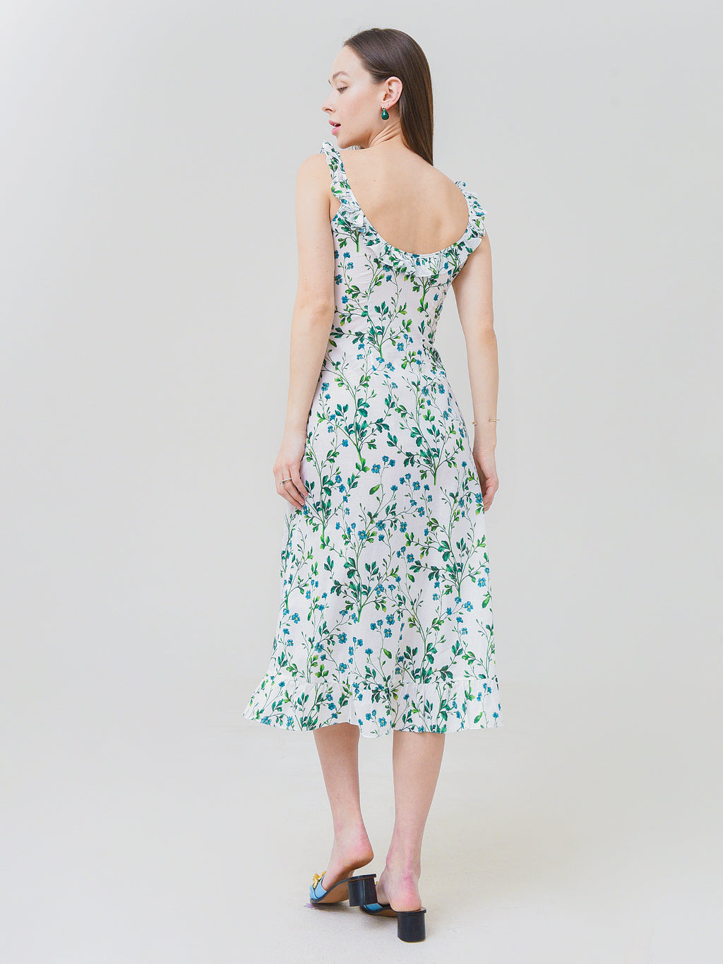 BETTE DRESSxGREENMULTI-alt3