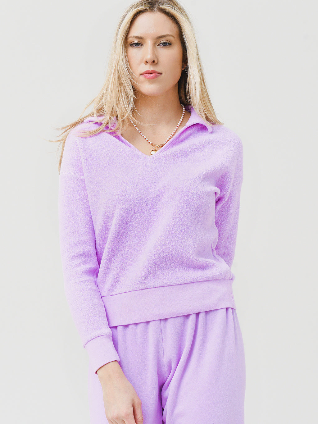 Honorine Women's Hunter Polo Sweatshirt - Saint Bernard