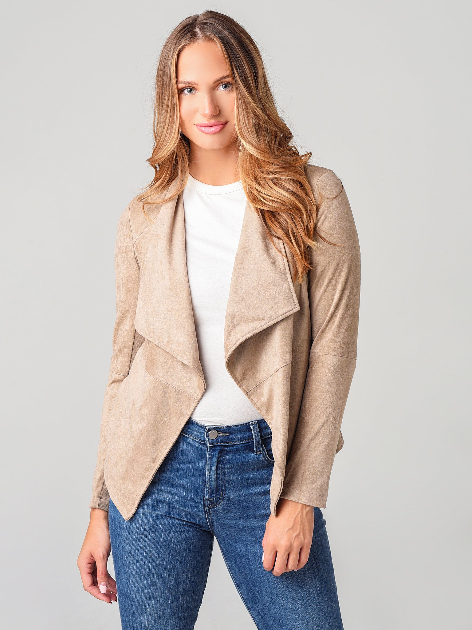 BB Dakota Women's Wade Faux Suede Jacket - Saint Bernard