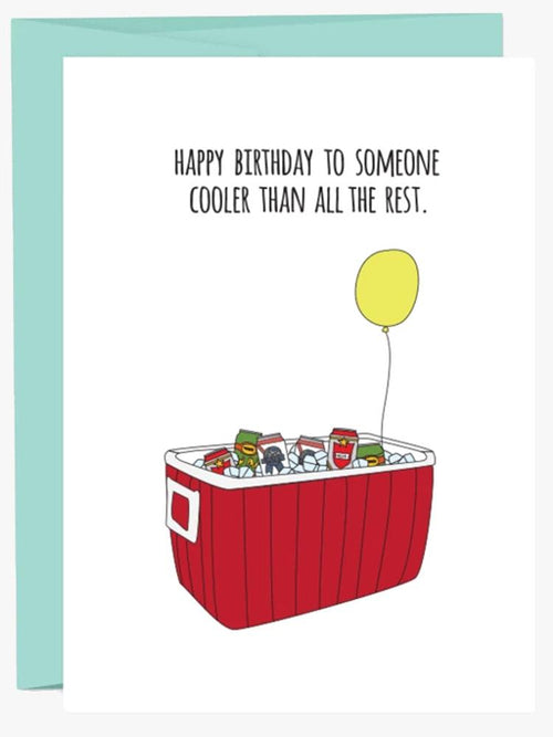 Humdrum Paper Birthday Coolers - Saint Bernard