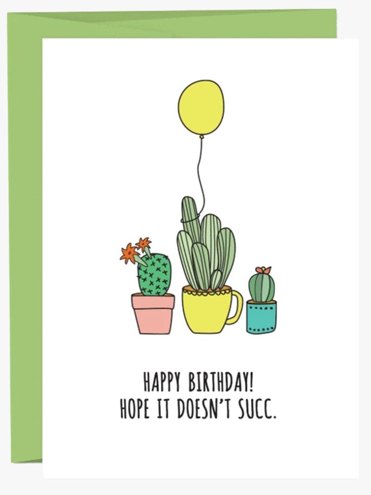 Humdrum Paper Birthday Succs - Saint Bernard