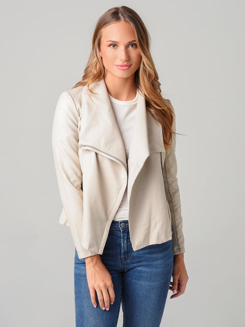 BB Dakota Women’s Up To Speed Vegan Leather Jacket