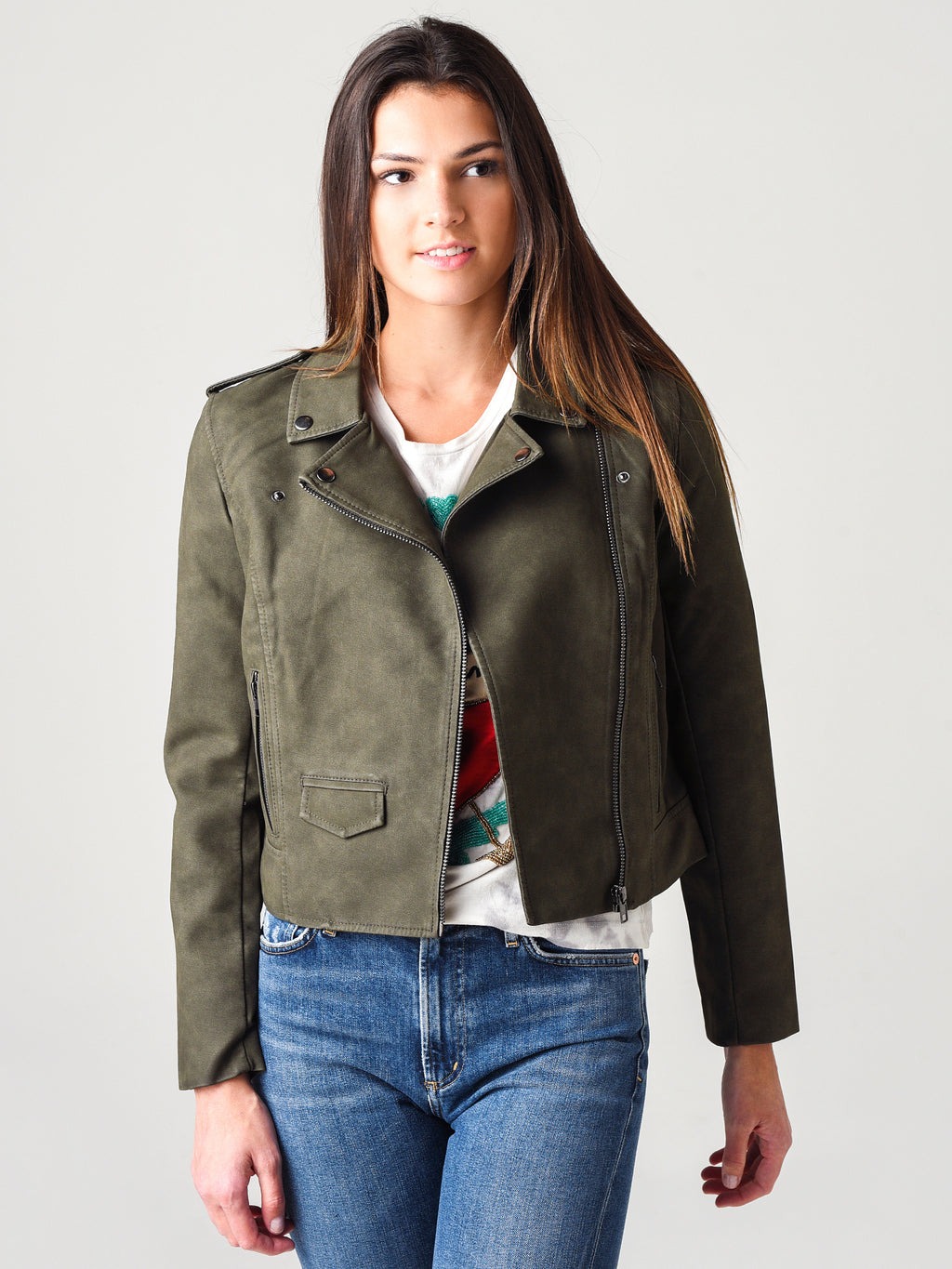 BB Dakota Women's Ain't It Cool Moto Jacket - Saint Bernard