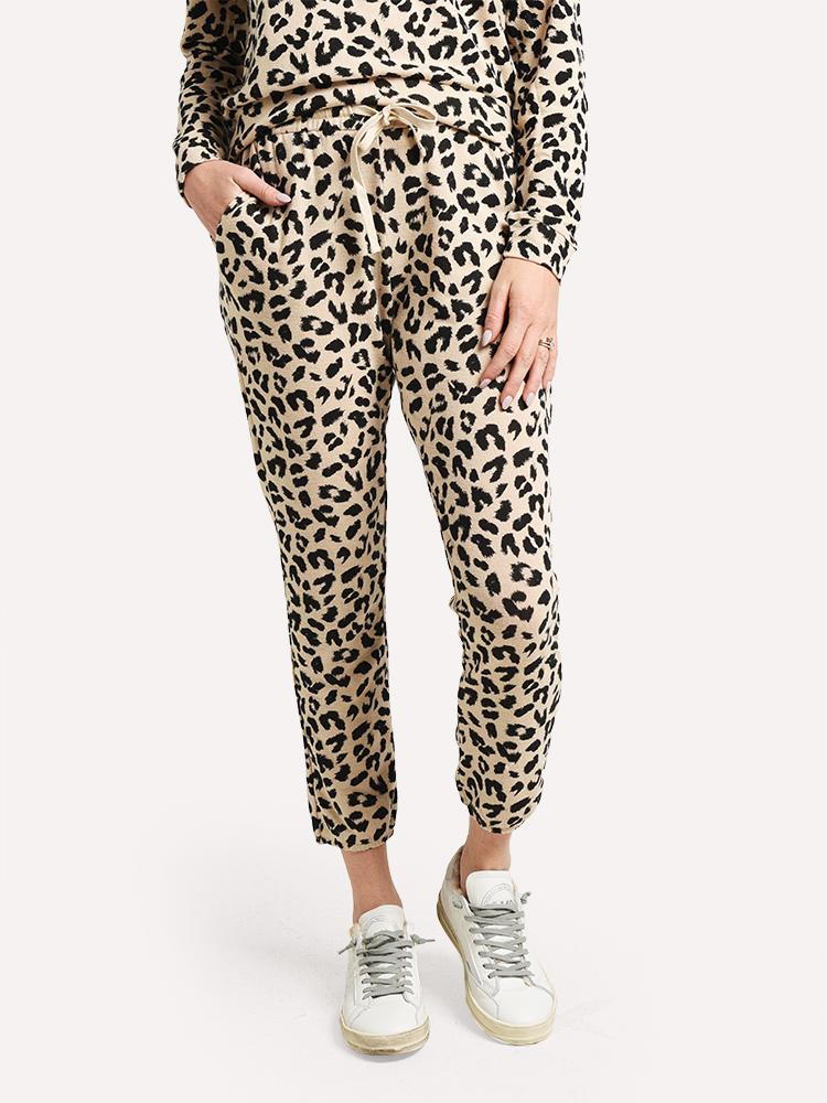 BB Dakota Cat Walk Leopard Pant - Saint Bernard