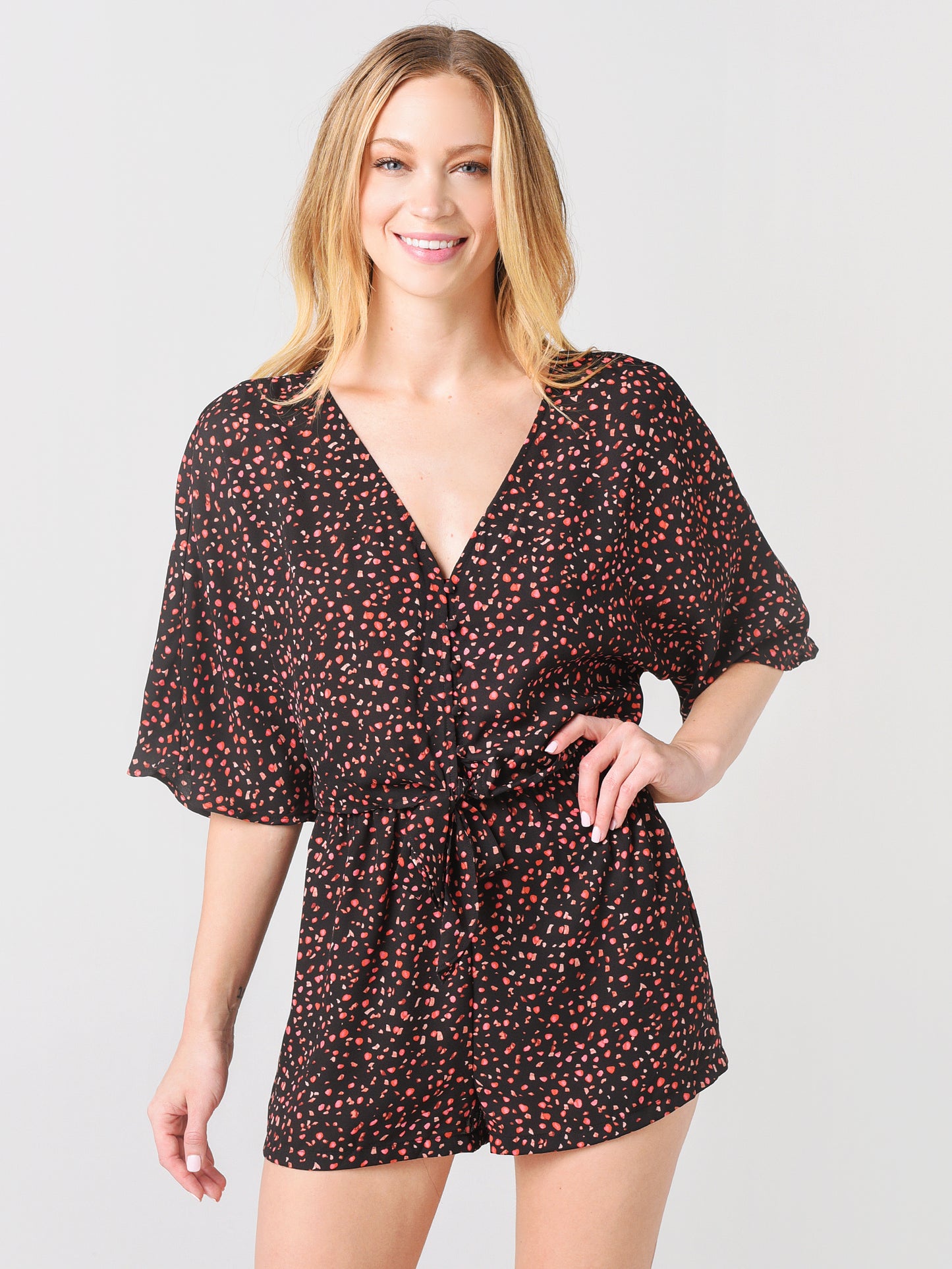 BB Dakota Women's Party Game Romper - Saint Bernard