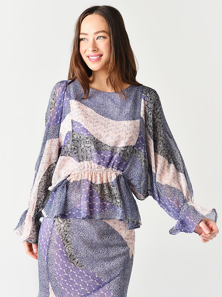 BB Dakota Easy Breezy Long Sleeve Top - Saint Bernard