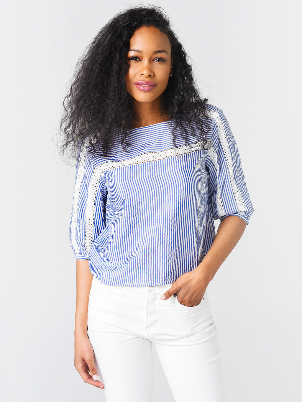 BB Dakota Women's Switch It Up Blouse - Saint Bernard