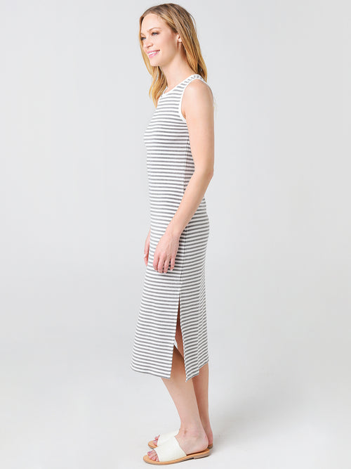 BB Dakota Women's French Toast Striped Dress