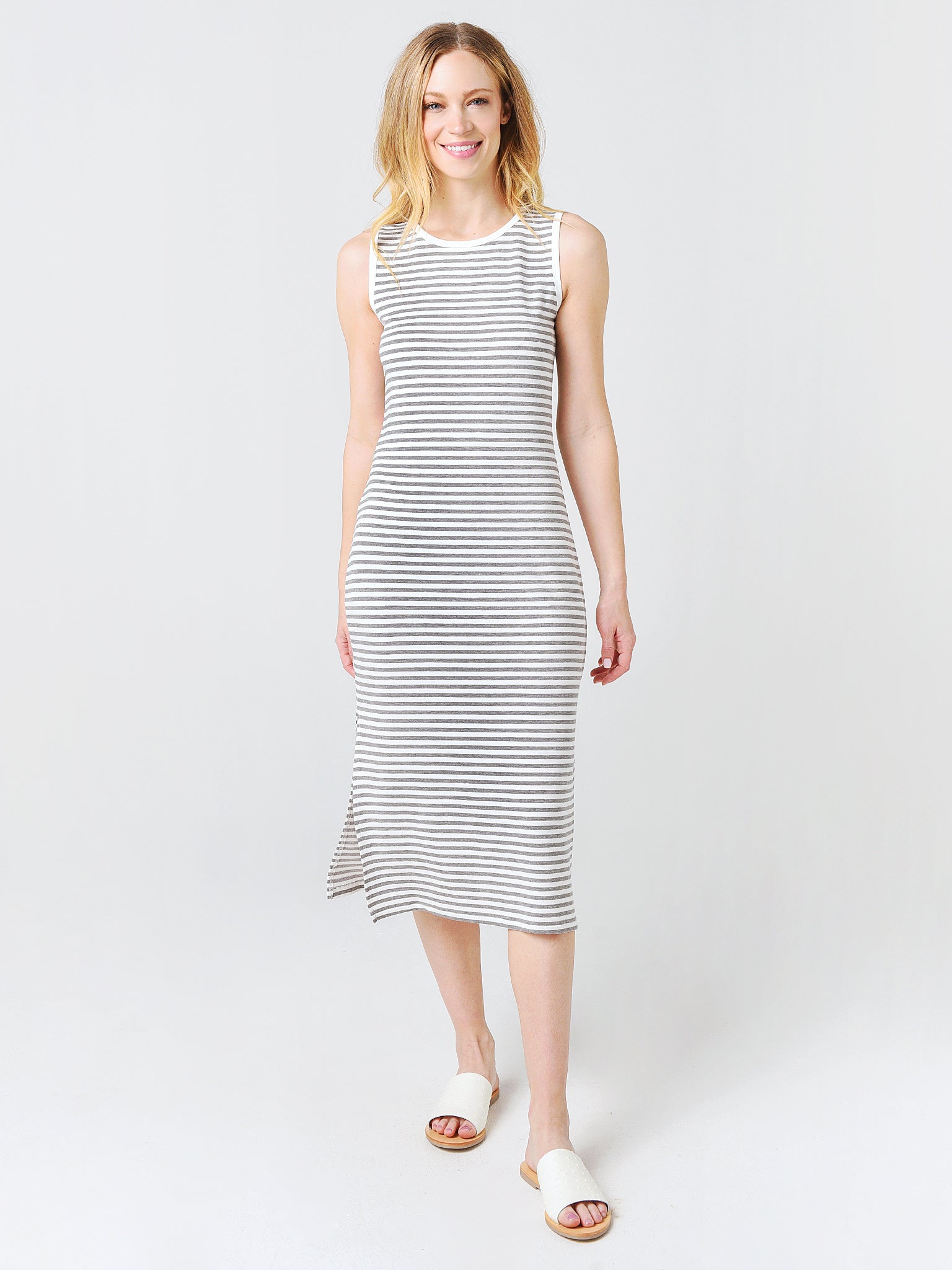 BB Dakota Women's French Toast Striped Dress - Saint Bernard