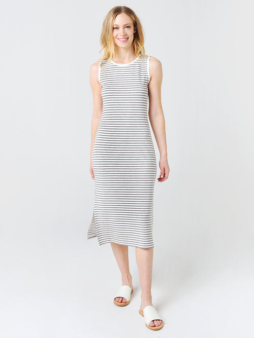 BB Dakota Women's French Toast Striped Dress