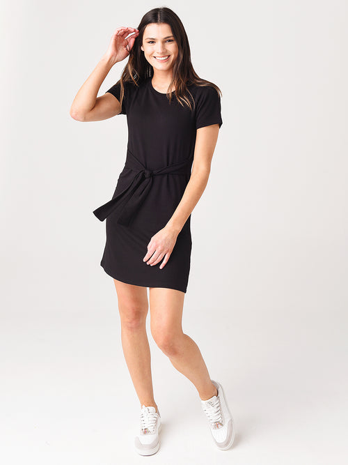 BB Dakota Sunrise Tie Front Dress