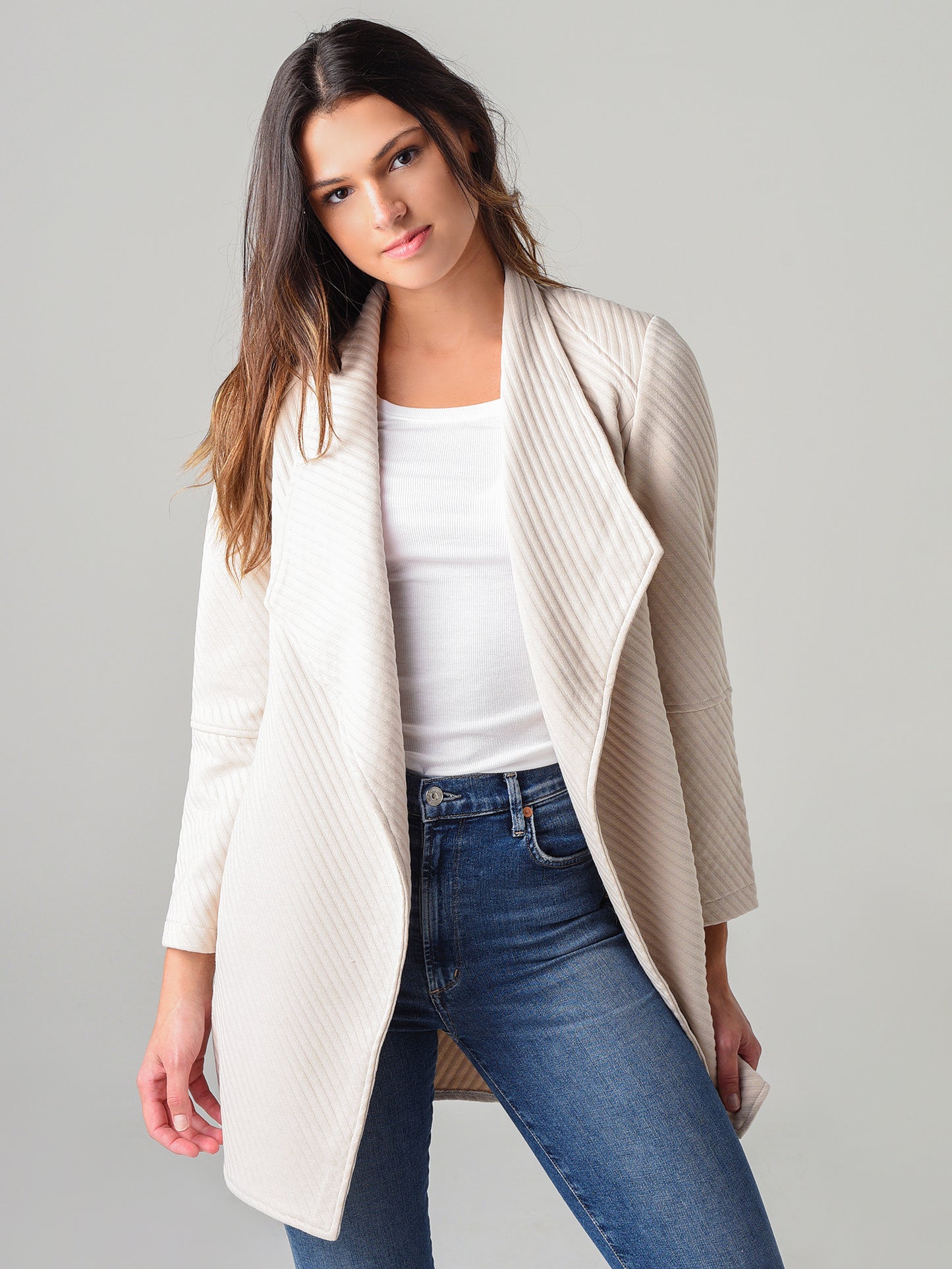 BB Dakota Women's In Her Element Knit Coat - Saint Bernard