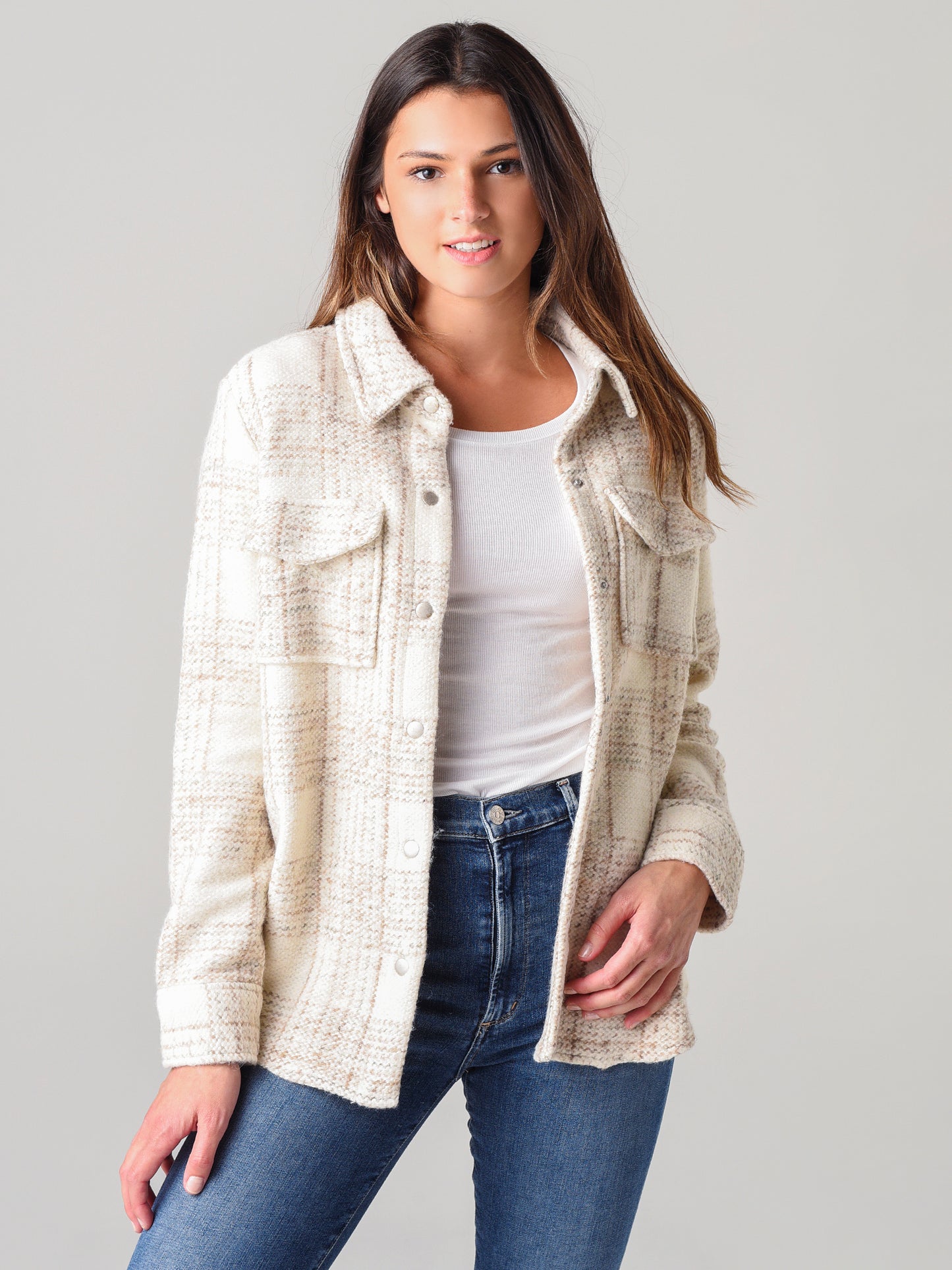 BB Dakota Women's Work Hard Play Hard Knit Jacket - Saint Bernard