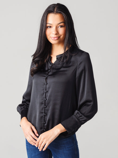 BB Dakota Women's Let It Satin Top