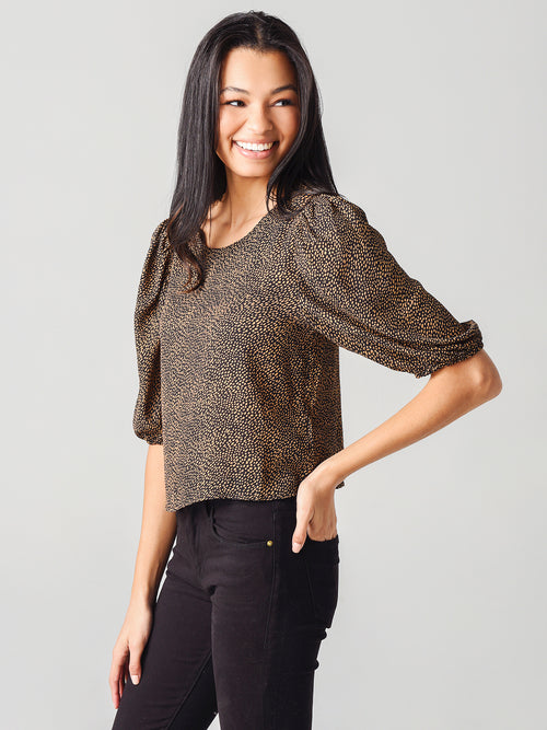 BB Dakota Women's Sorry Dot Sorry Top