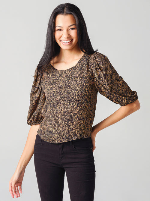 BB Dakota Women's Sorry Dot Sorry Top