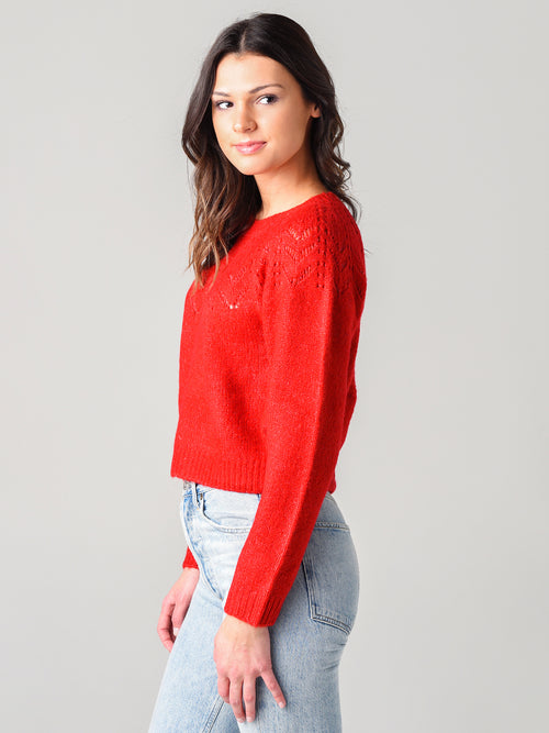 BB Dakota Women's Turn Knit Up Sweater