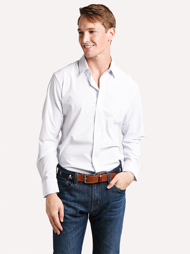 Mizzen+Main Singer Button Down Shirt - Saint Bernard