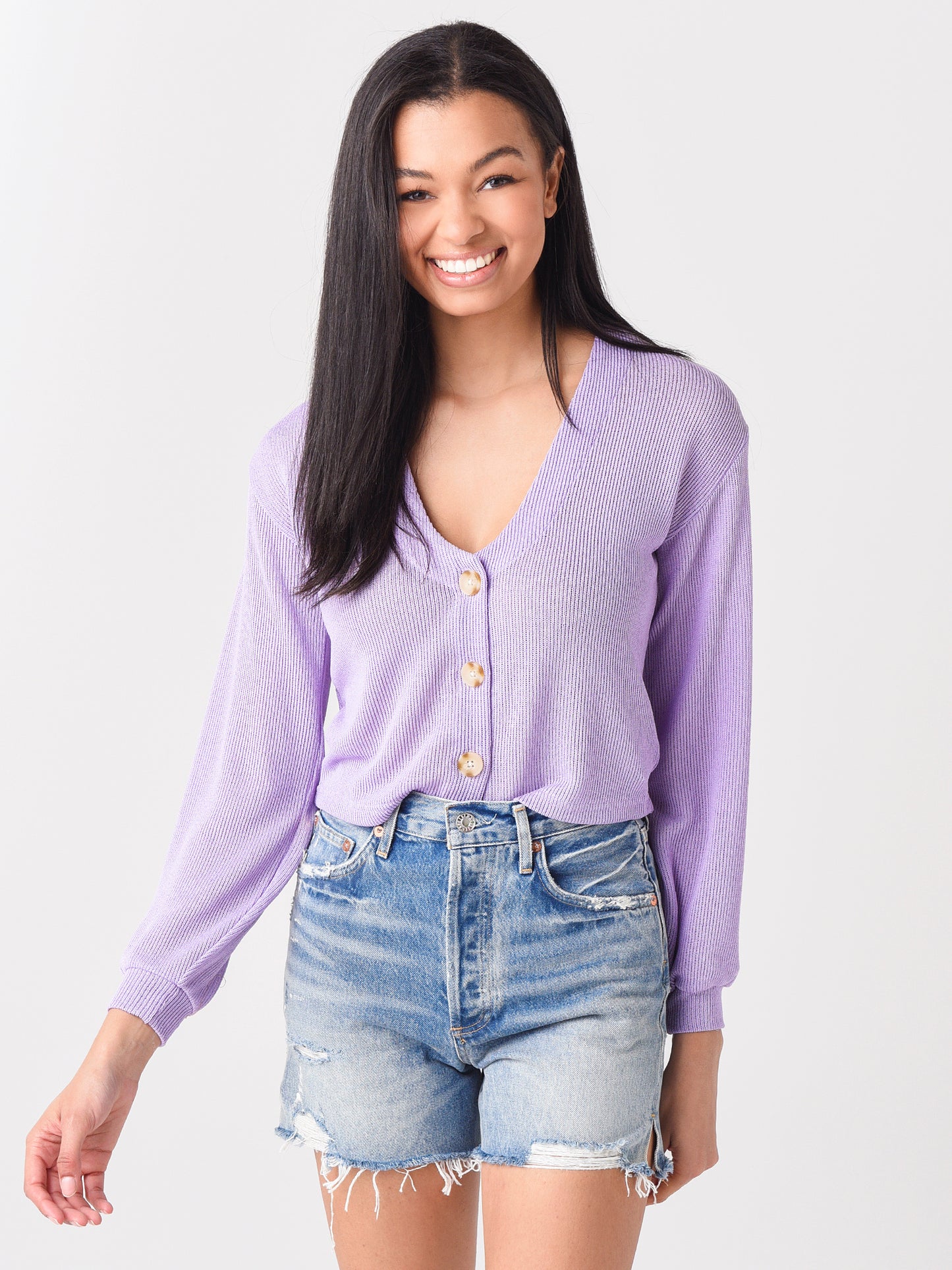 BB Dakota Women's Crop Story Cardigan - Saint Bernard