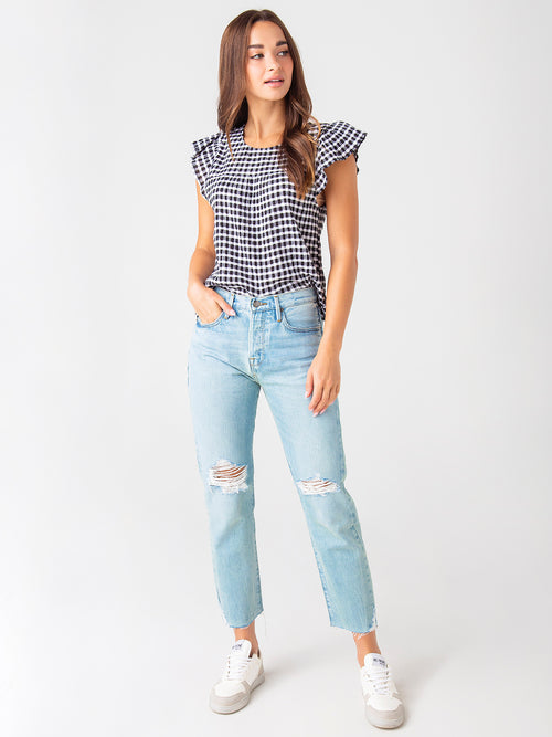 BB Dakota Women's Check Mate Top