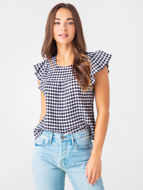 BB Dakota Women's Check Mate Top