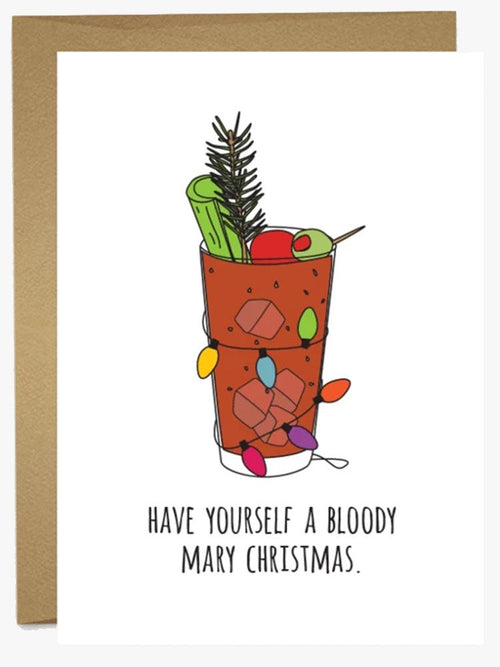 Humdrum Paper Bloody Mary Christmas - Saint Bernard