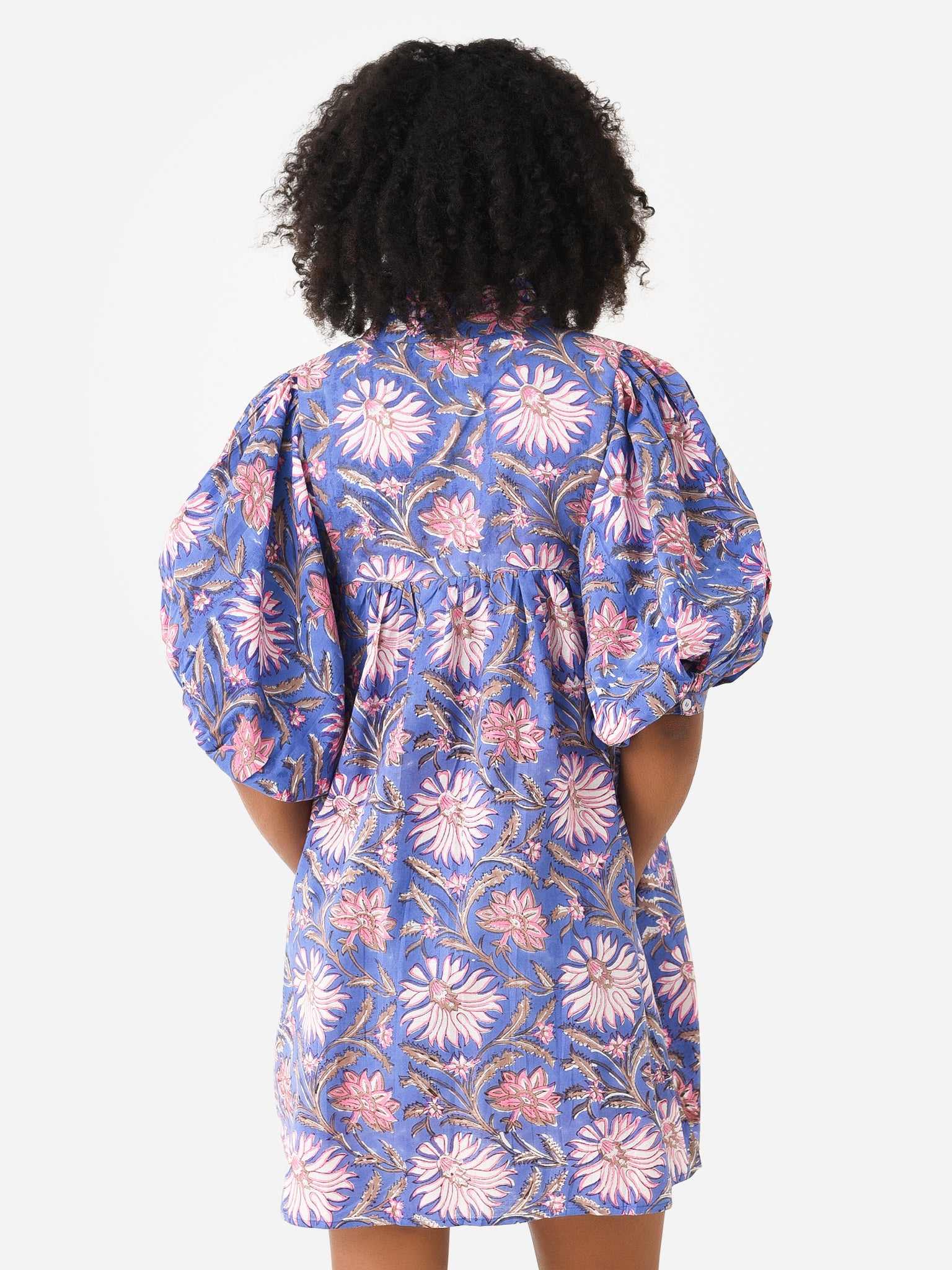 purple sur dress Sur La Vague Women's Blouse Mini Dress