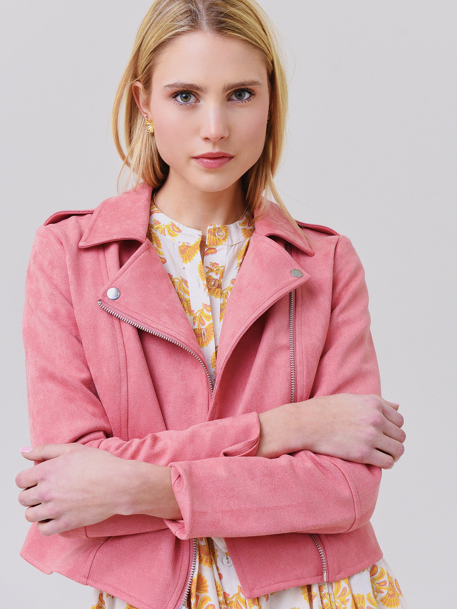 BB Dakota Women's Crop It To Me Jacket - Saint Bernard