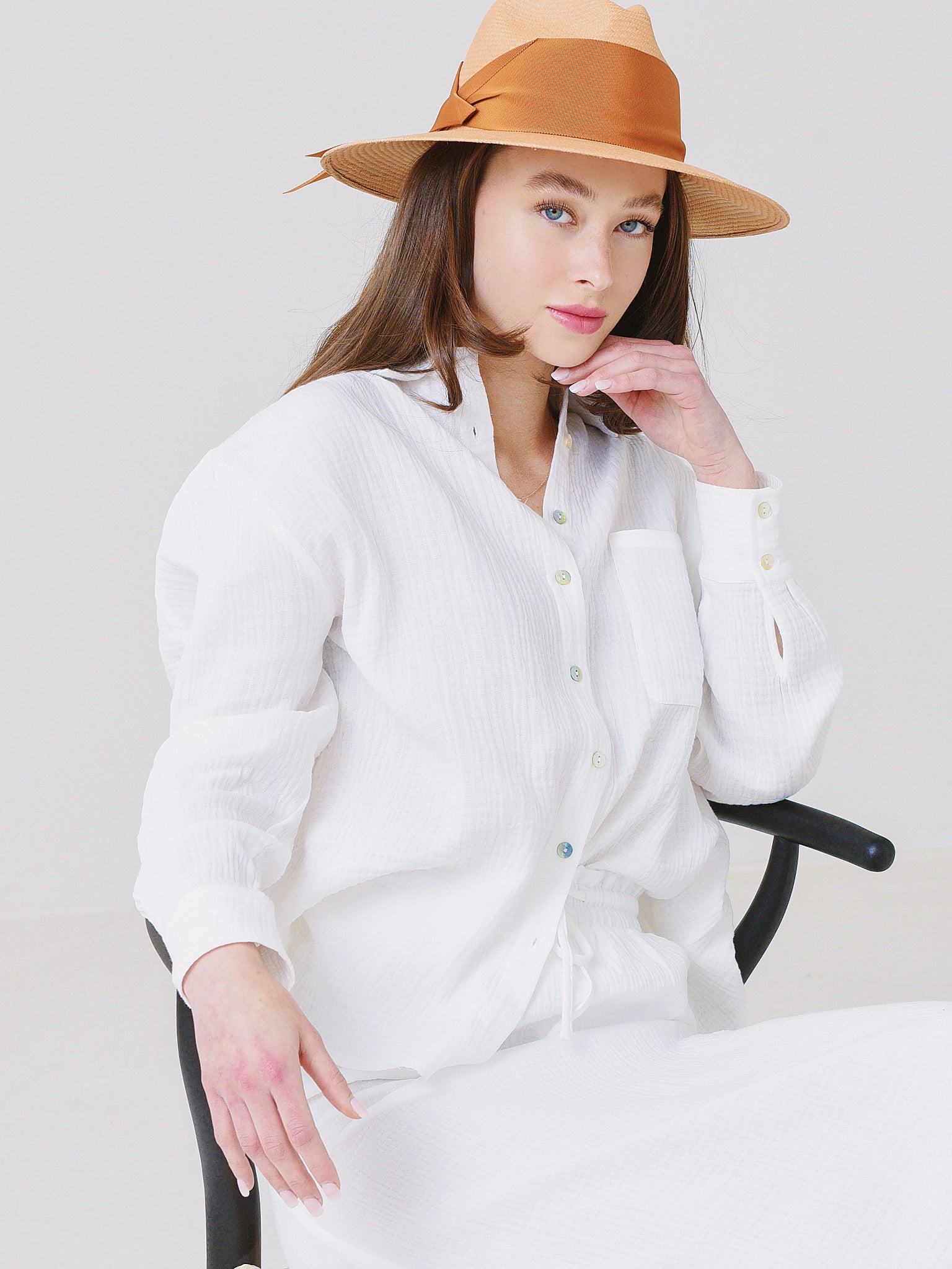 BB Dakota Women's Oh My Gauze Top - Saint Bernard