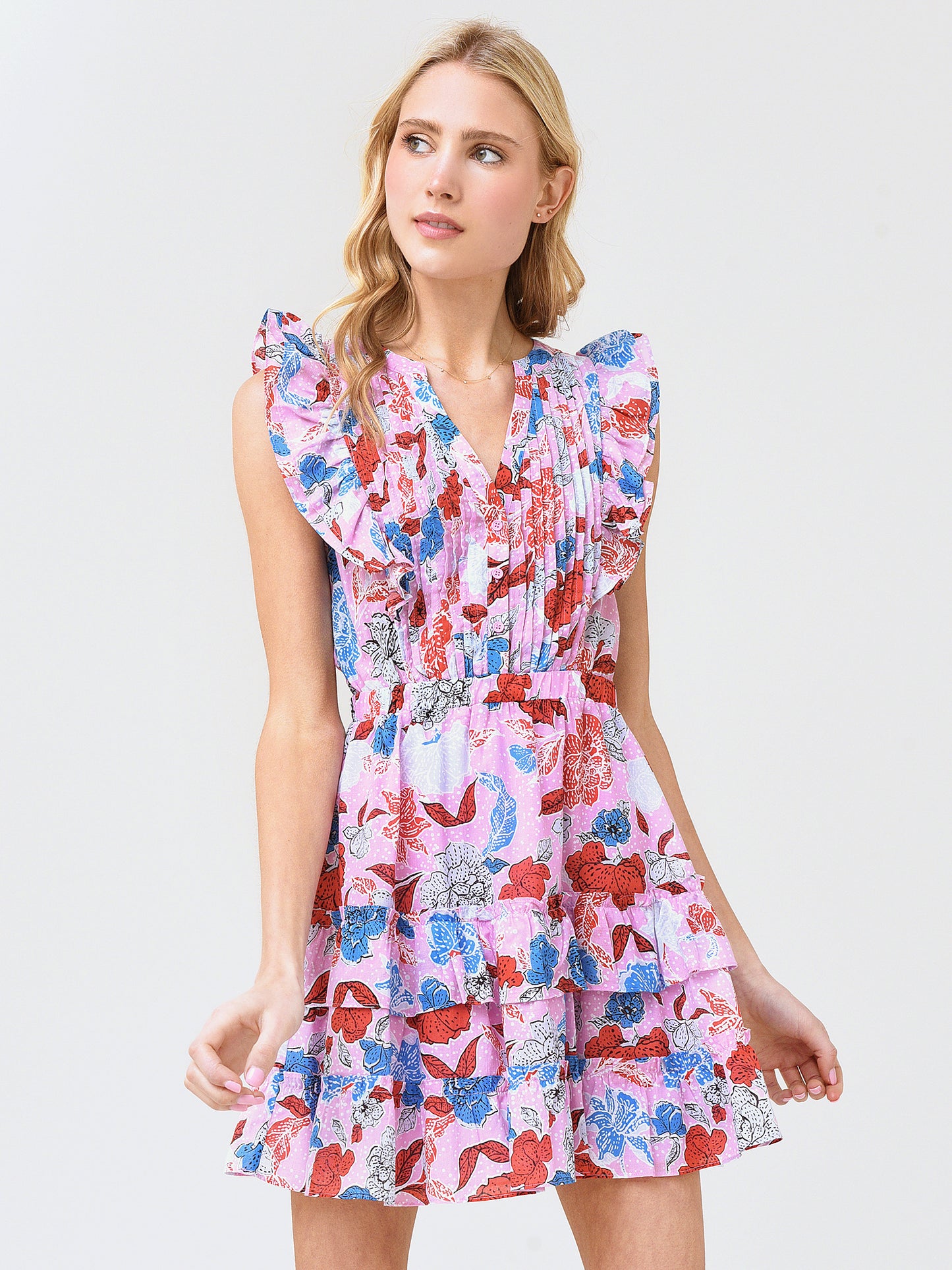 BB Dakota Women's On The Ruffle Dress - Saint Bernard