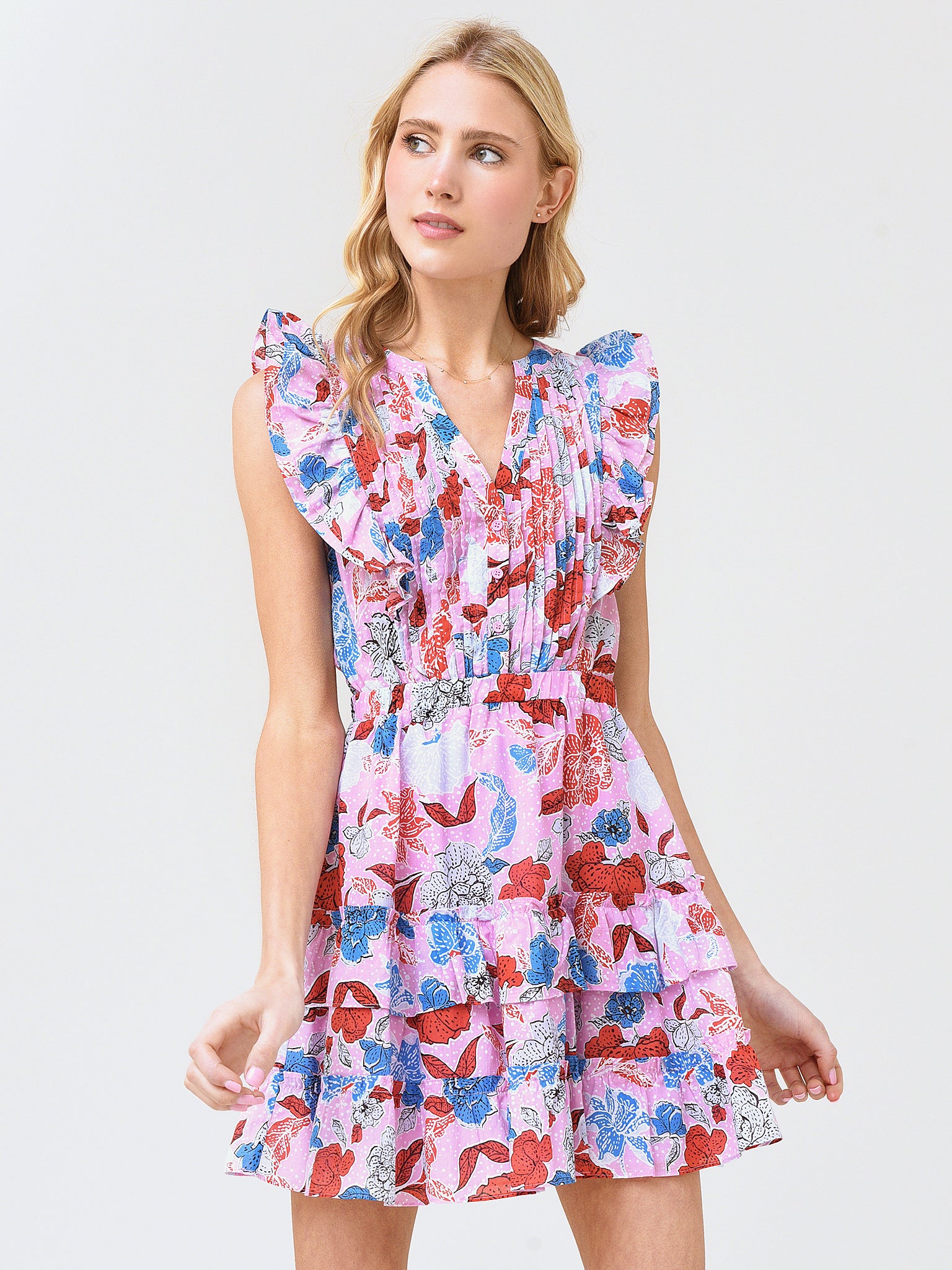 BB Dakota Women's On The Ruffle Dress - Saint Bernard