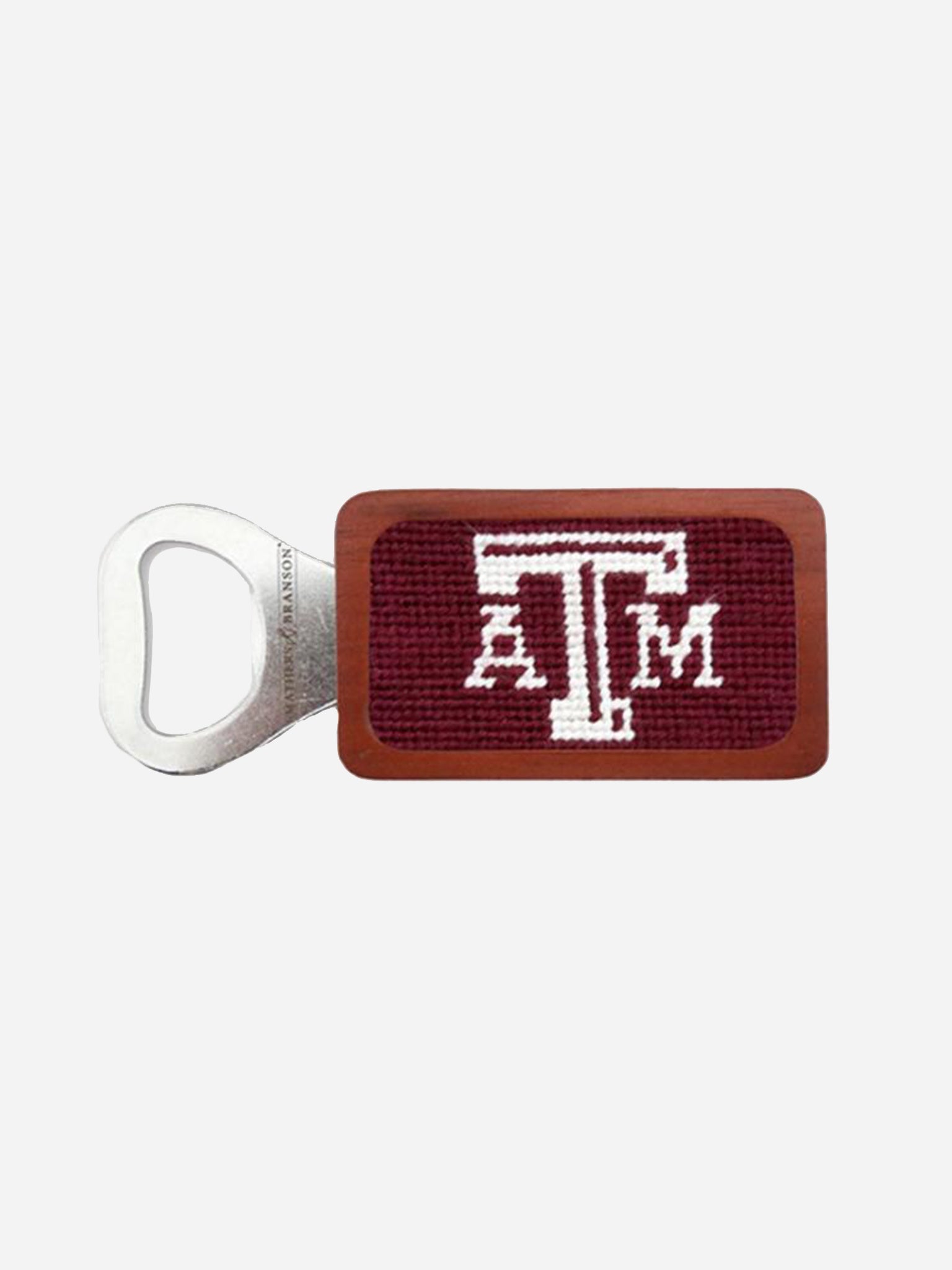 Smathers + Branson Texas A&M University Needlepoint Bottle Opener - Saint Bernard