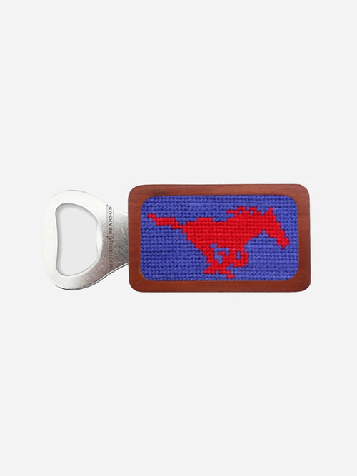 Smathers & Branson Southern Methodist University Needlepoint Bottle Opener