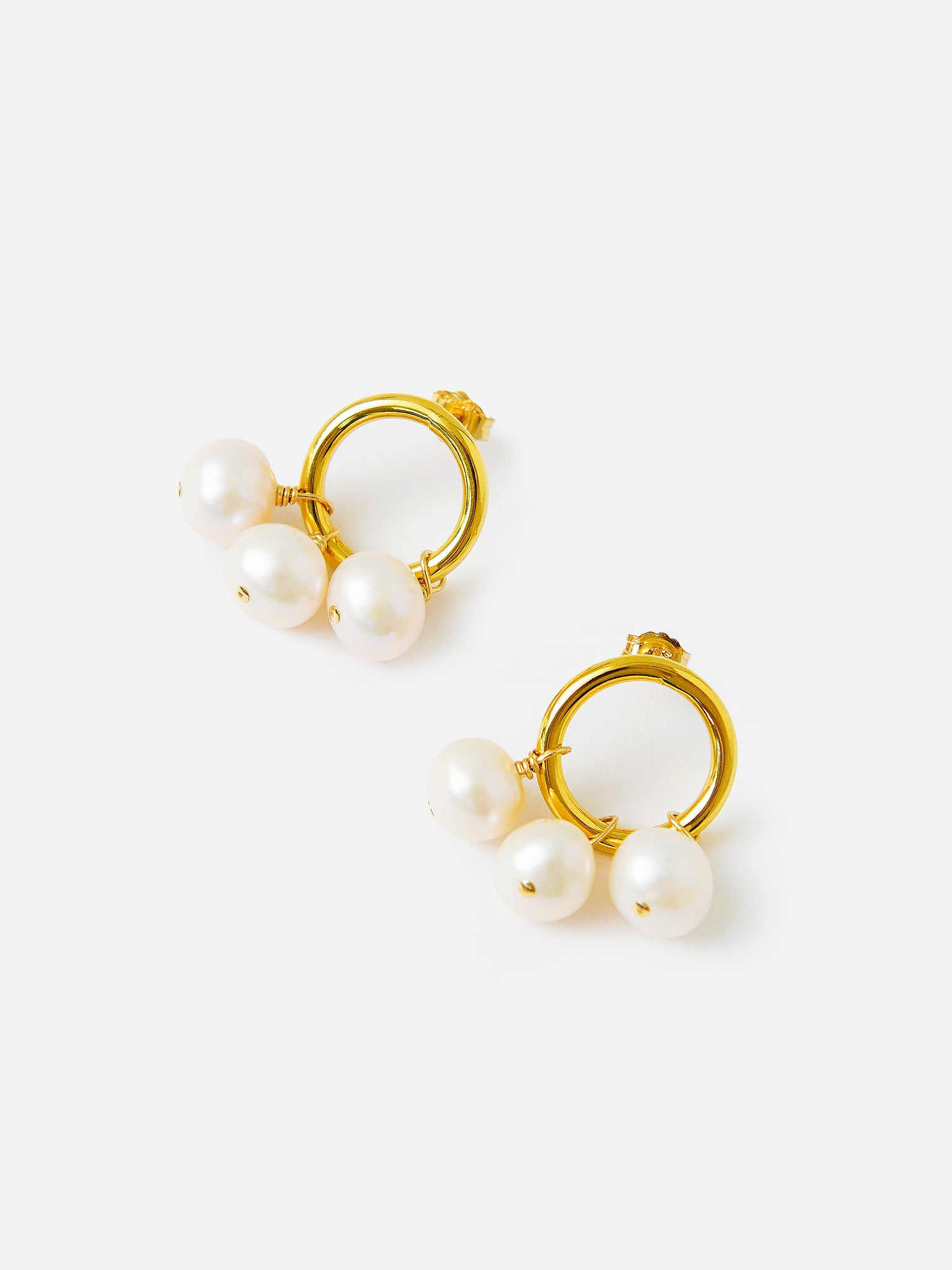 Gisel B Women's Ali Trio Stud Earrings - Saint Bernard