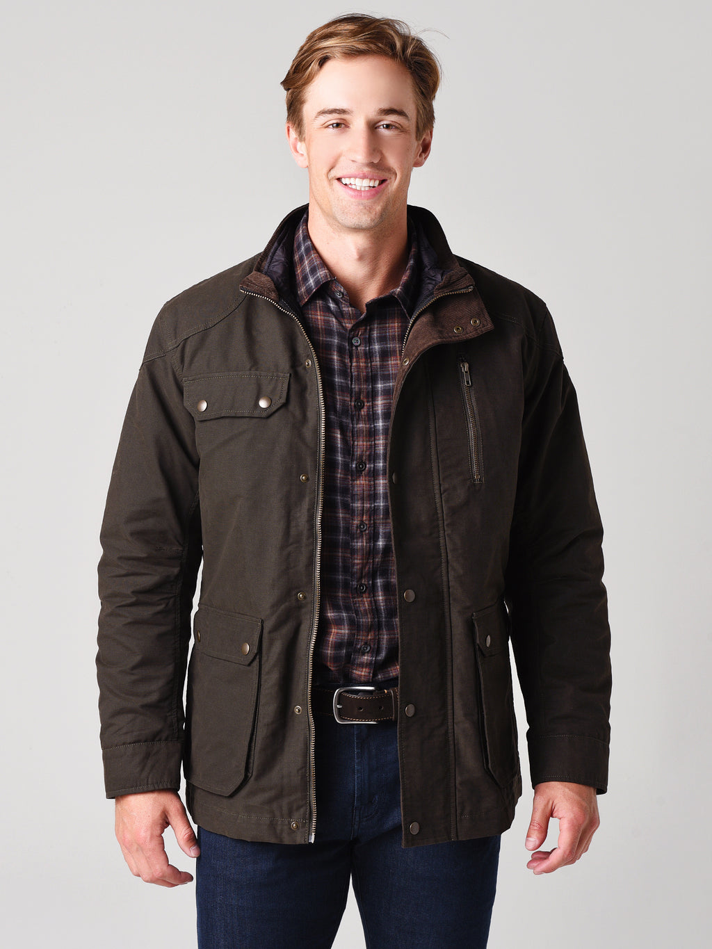 Rodd And Gunn Men's Harper Waxed Jacket - Saint Bernard