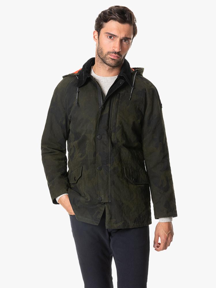 Rodd and Gunn Earnslaw Resin Camo Jacket - Saint Bernard