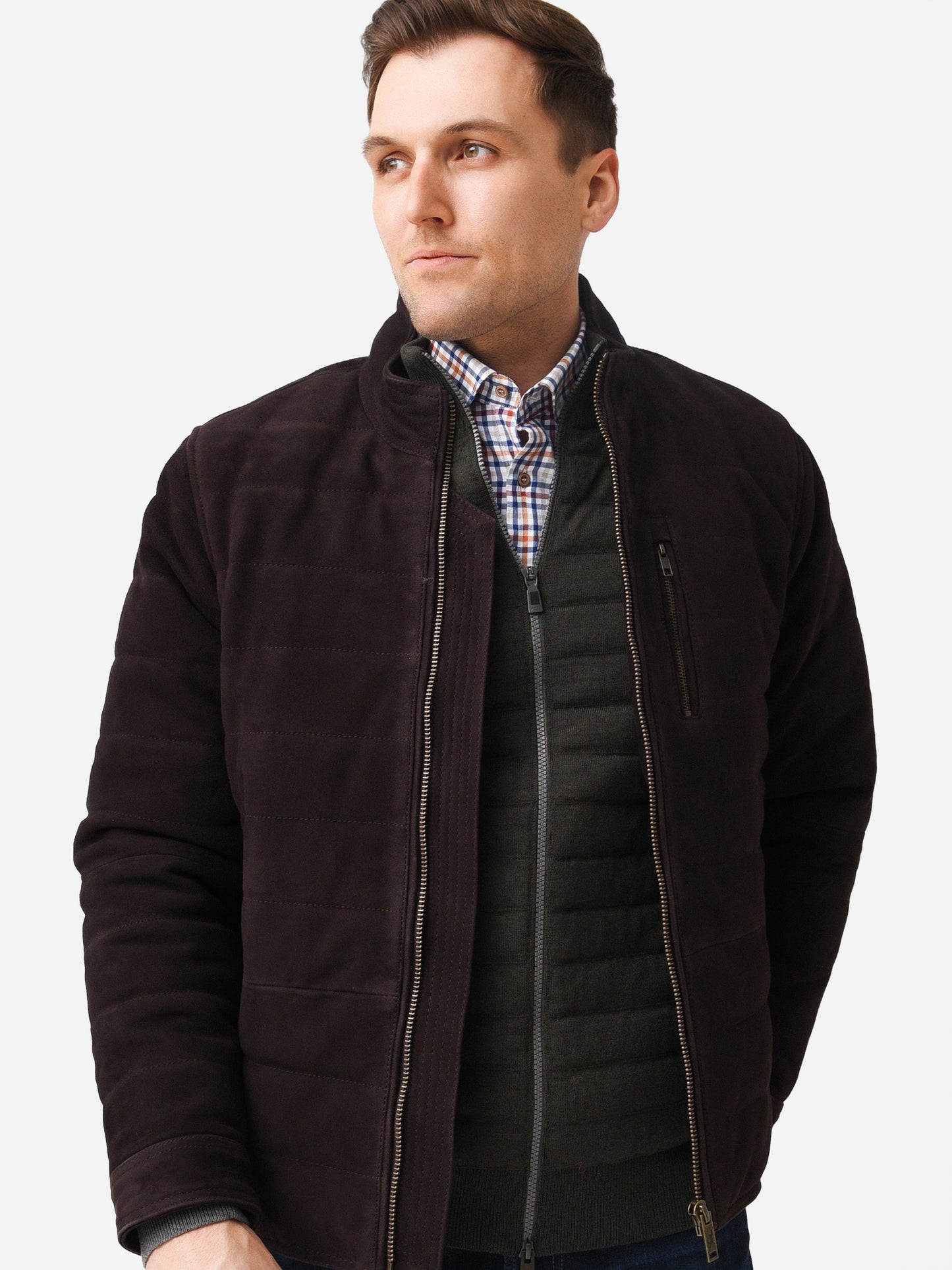 Rodd And Gunn Men's Waverley Suede Jacket - Saint Bernard