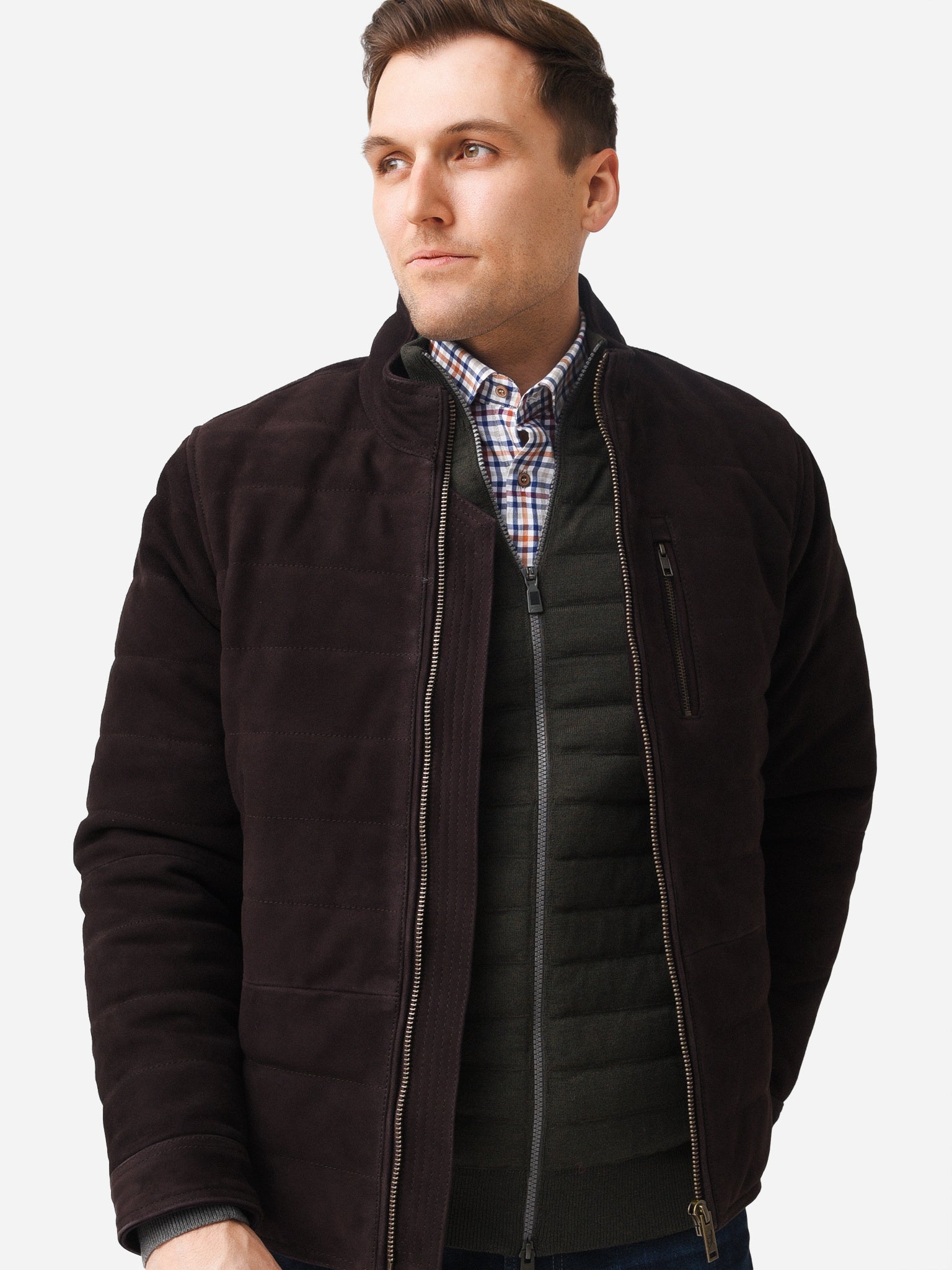 Rodd And Gunn Men's Waverley Suede Jacket - Saint Bernard