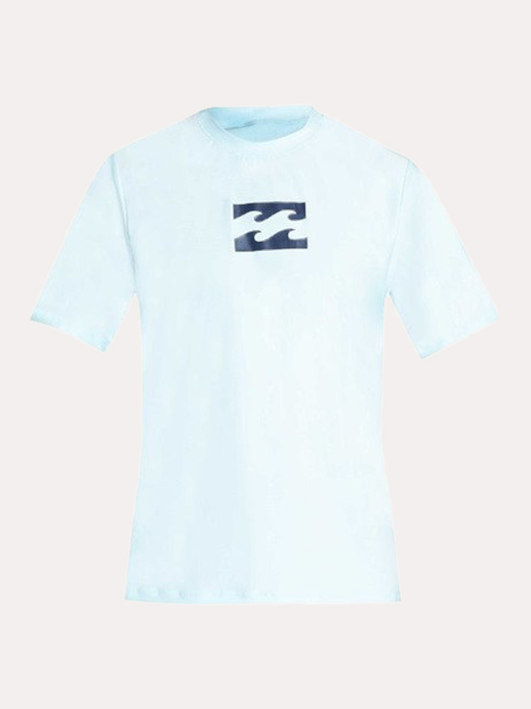 Billabong Boys' All Day Wave Loose Fit Short Sleeve Rashguard - Saint Bernard